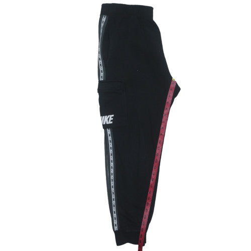 Nike Men's Black Fleece Jogger Trousers M Regular Fit