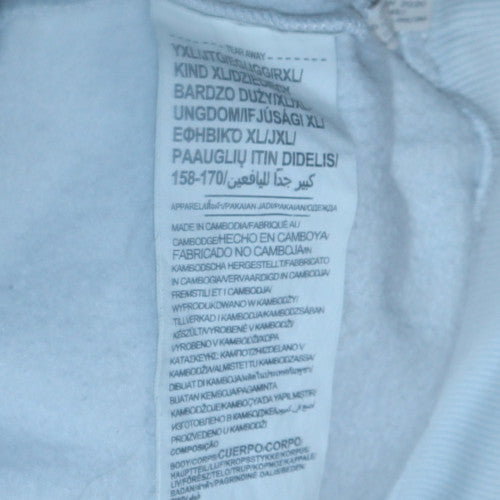 Under Armour Teens Grey Pullover Hoodie Size L Sports Fleece