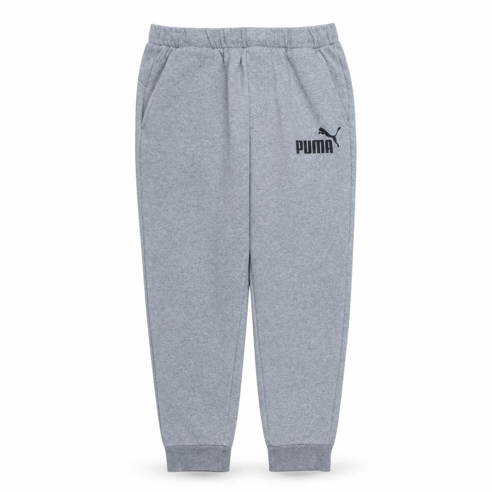 Puma Men's Grey Fleece Jogger Trousers Size L Comfortable Warm Activewear