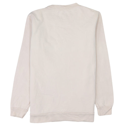 Calvin Klein Jeans Men's Beige Logo Pullover Sweatshirt Size M