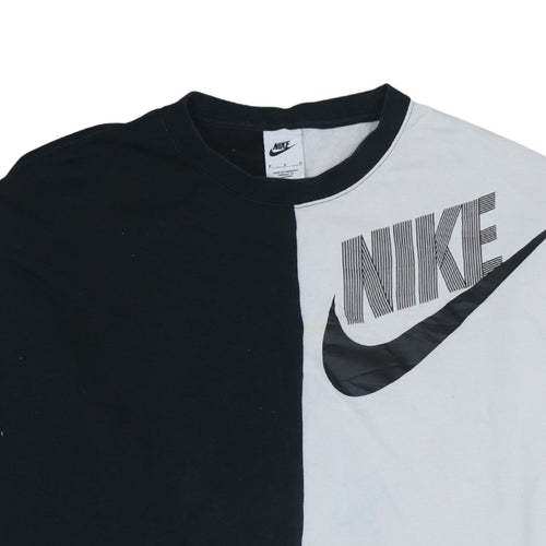 Nike Men's Multicoloured Pullover Sweatshirt M Graphic Crew Neck