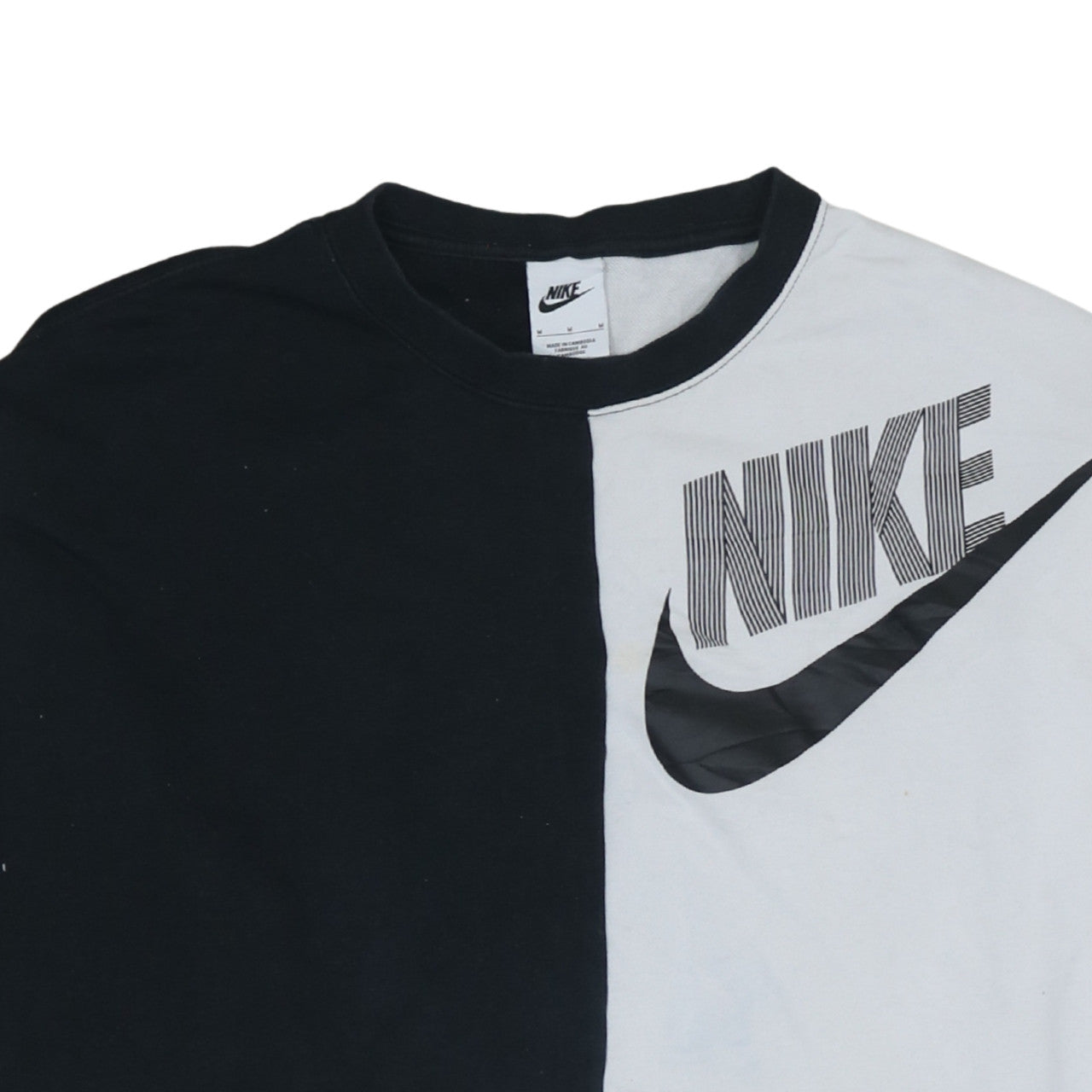 Nike Men's Multicoloured Pullover Sweatshirt M Graphic Crew Neck