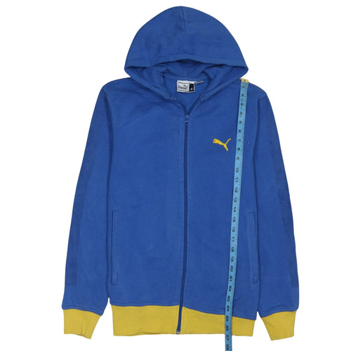 Puma Men's Blue Full Zip Hoodie Size M Sportswear
