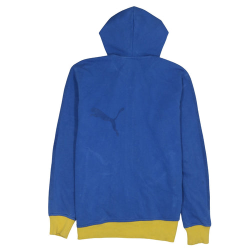 Puma Men's Blue Full Zip Hoodie Size M Sportswear