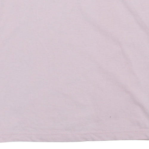Front Row Men's Pink Collared Henley Rugby Sweatshirt XL