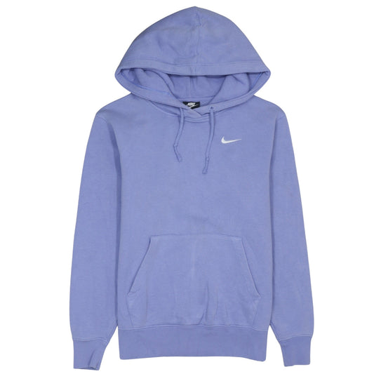 Nike Women’s Blue Pullover Hoodie Small Cotton Blend Sweatshirt