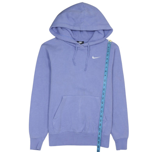 Nike Women’s Blue Pullover Hoodie Small Cotton Blend Sweatshirt