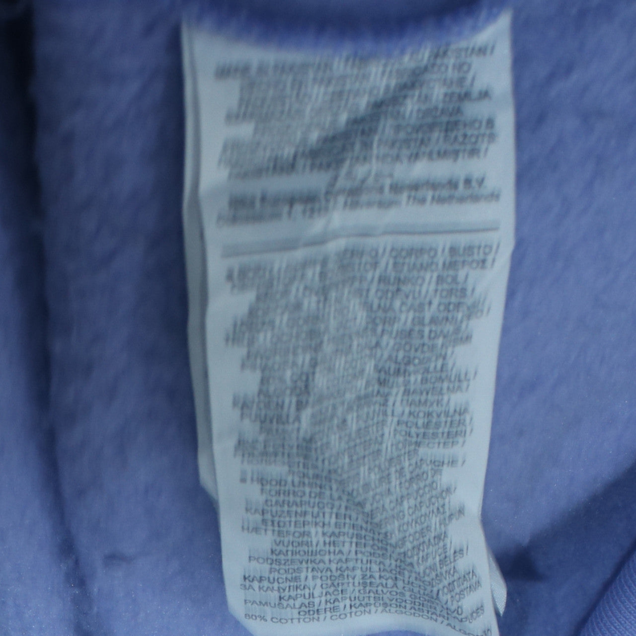 Nike Women’s Blue Pullover Hoodie Small Cotton Blend Sweatshirt