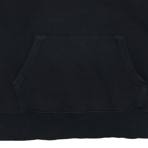 Adidas Originals Womens Black XS 1/4 Zip Hooded Sweatshirt