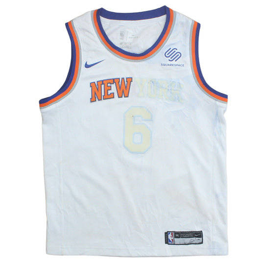 Nike Men's New York Knicks White Basketball Jersey Tank Top Size M