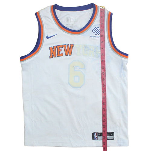 Nike Men's New York Knicks White Basketball Jersey Tank Top Size M
