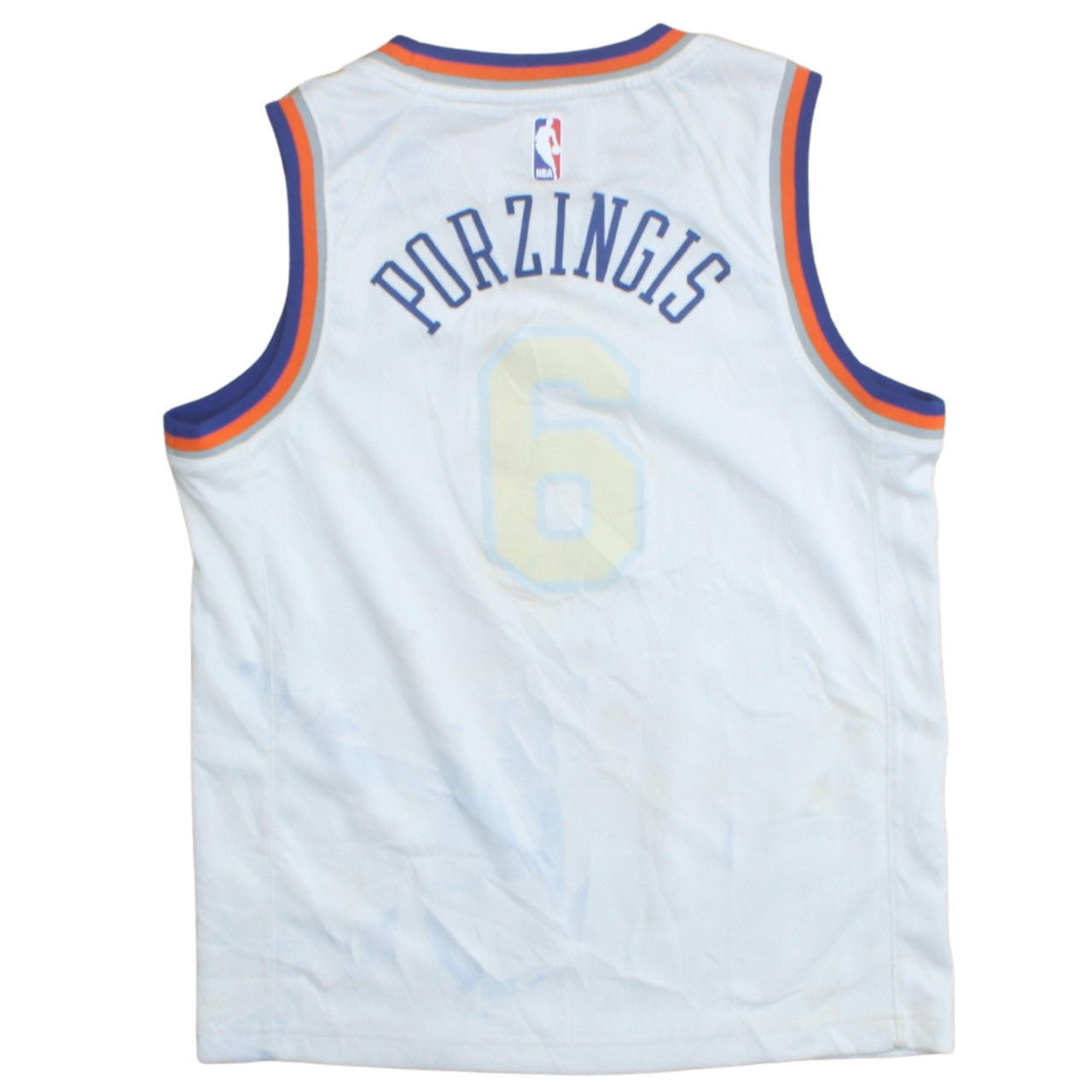 Nike Men's New York Knicks White Basketball Jersey Tank Top Size M
