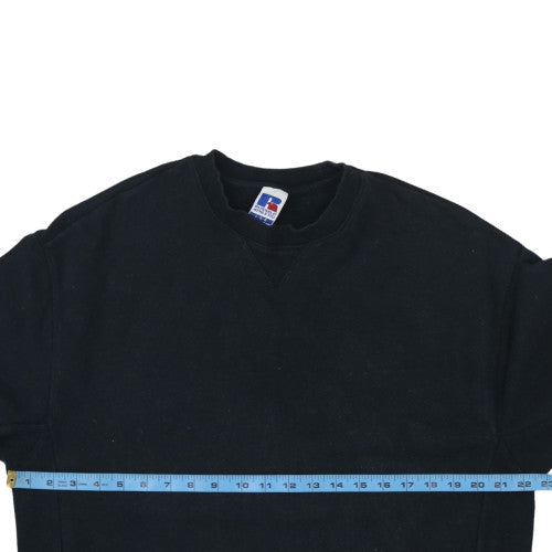 Russell Athletic Men's Black Pullover Sweatshirt Size L Classic Fit