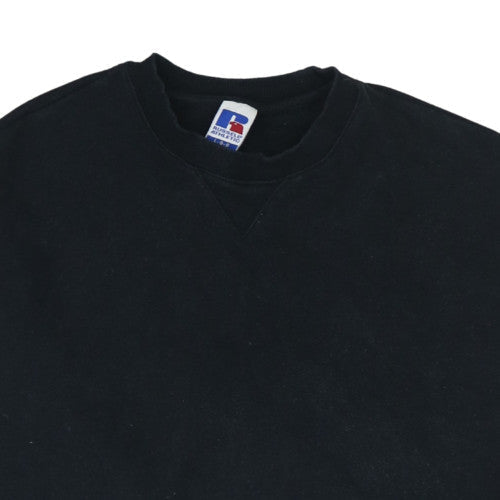 Russell Athletic Men's Black Pullover Sweatshirt Size L Classic Fit