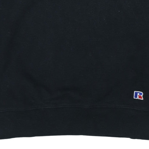 Russell Athletic Men's Black Pullover Sweatshirt Size L Classic Fit