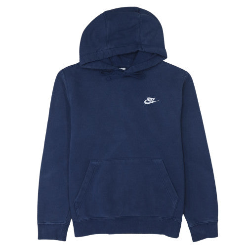 Nike Men's Blue Pullover Hoodie Small Fleece Regular Fit