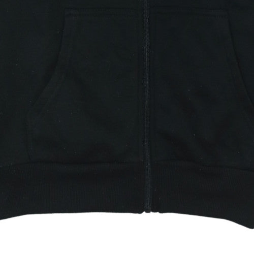 Lee Cooper Men's Black Small Full Zip Hoodie with Logo