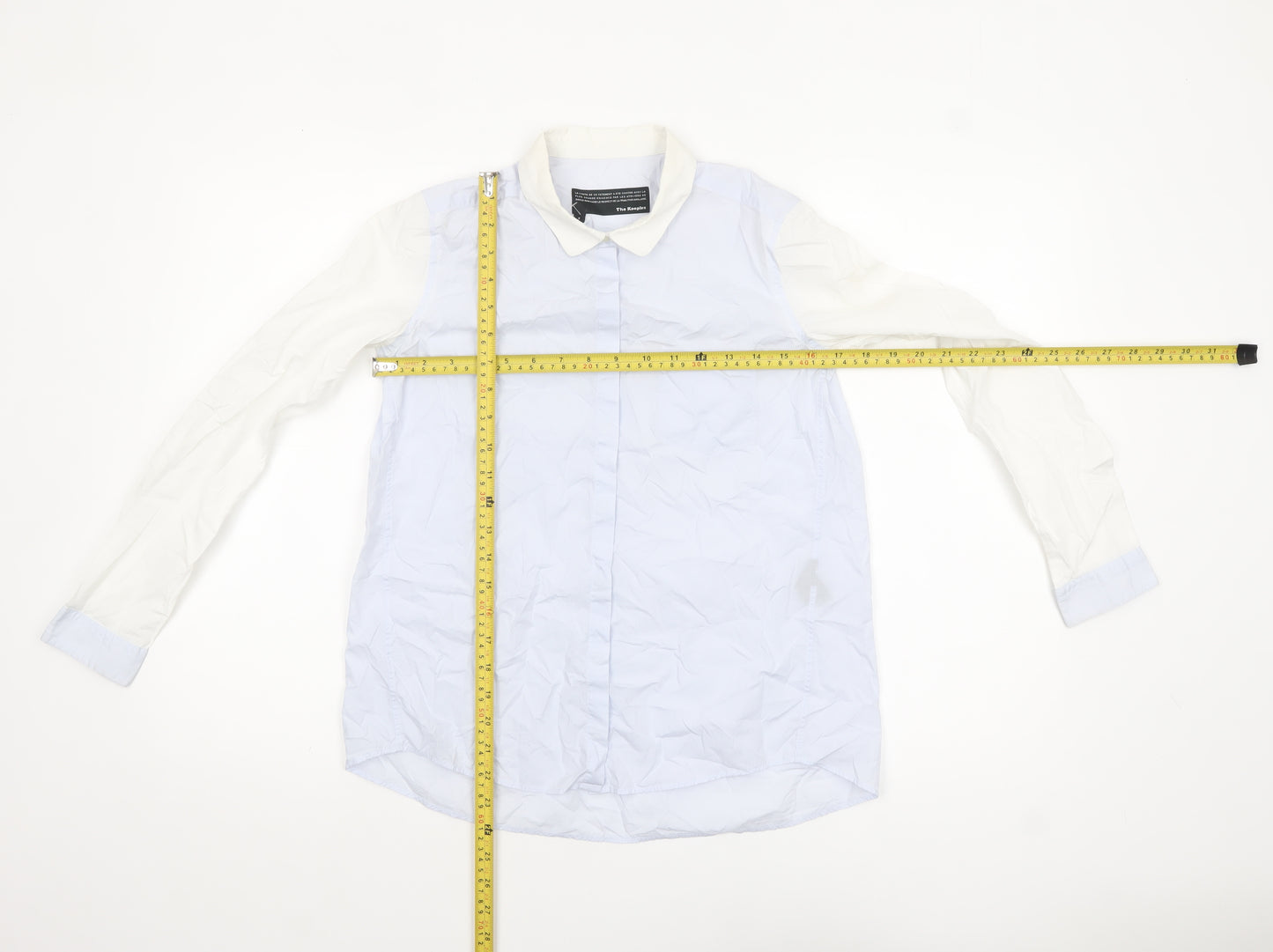The Kooples Womens Blue Collared Button-Up Cotton Shirt Size S