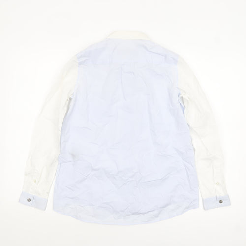 The Kooples Womens Blue Collared Button-Up Cotton Shirt Size S
