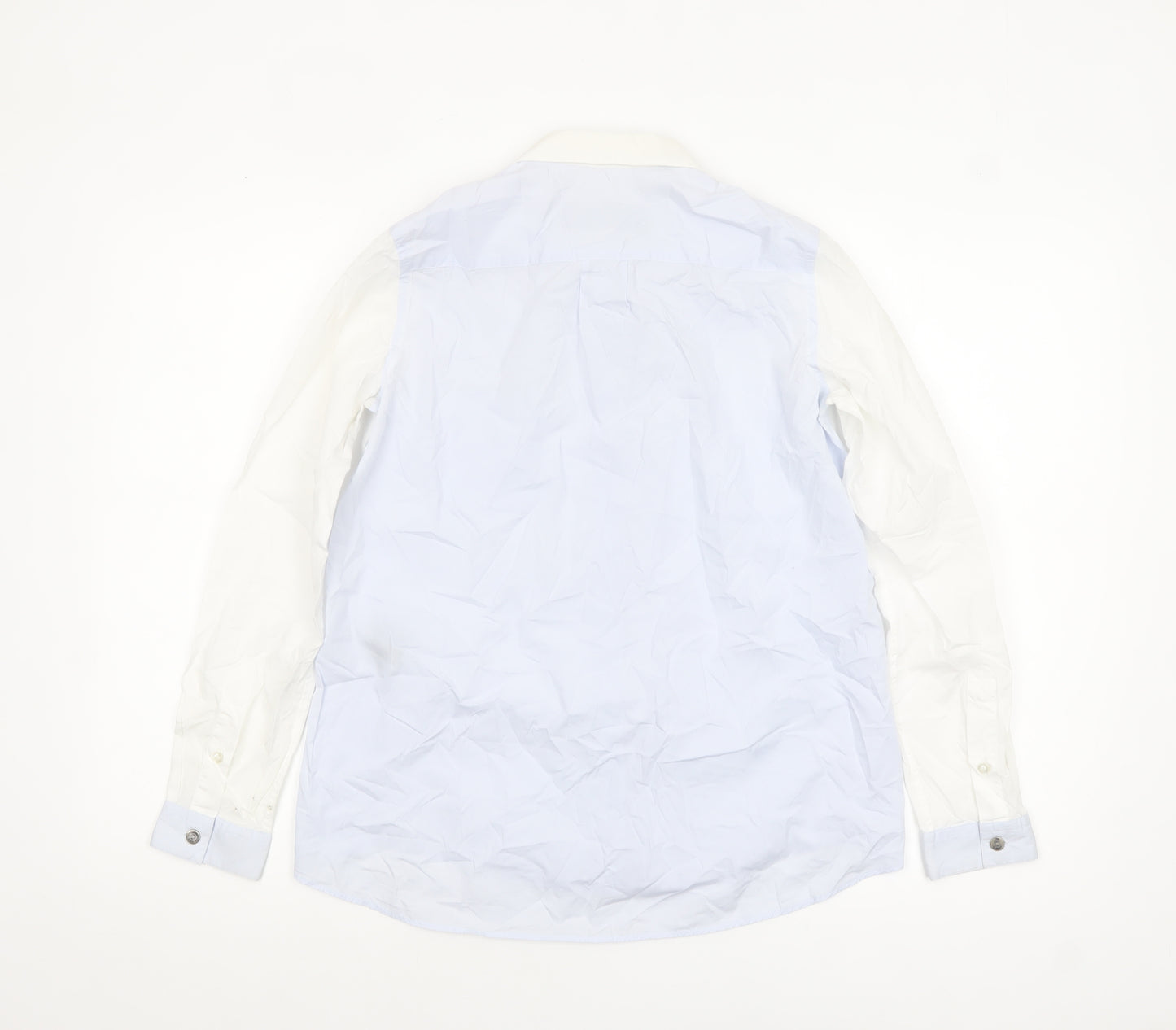 The Kooples Womens Blue Collared Button-Up Cotton Shirt Size S