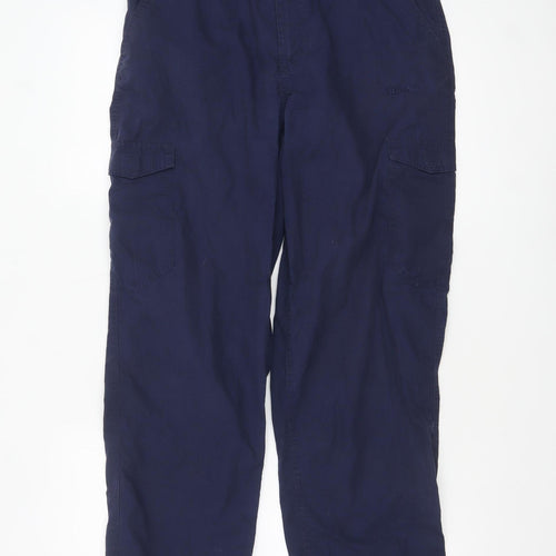Hi Gear Men's Blue Cargo Trousers Size 32 Regular Fit Outdoor Workwear