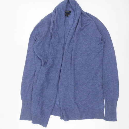 Tahari Women's Blue 100% Cashmere Open Cardigan Size S