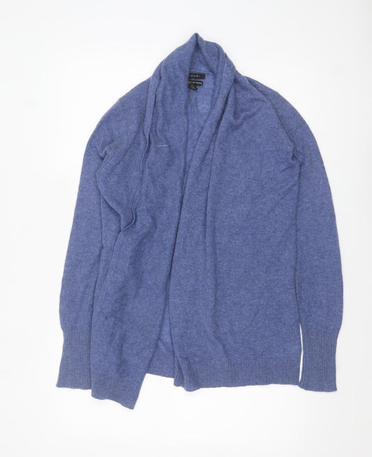 Tahari Women's Blue 100% Cashmere Open Cardigan Size S