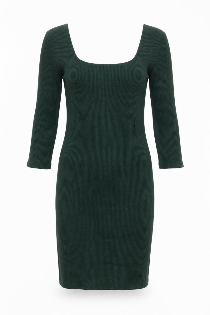 Pull&Bear Women’s Green Bodycon Knee Length Dress Size 8