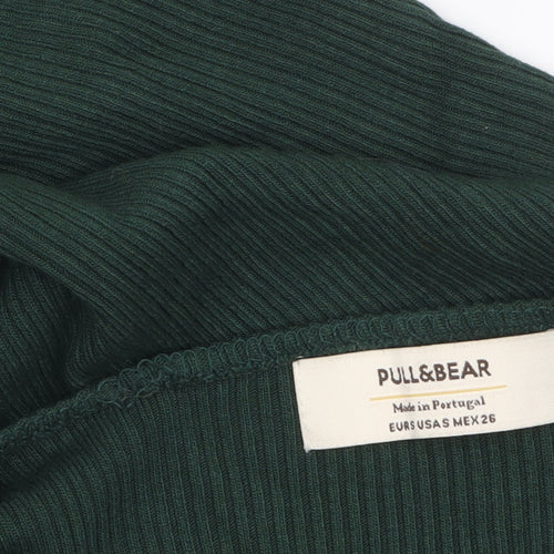 Pull&Bear Women’s Green Bodycon Knee Length Dress Size 8