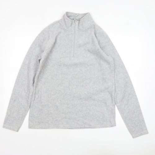 Peter Storm Women’s Grey Pullover Fleece Sweatshirt Size 14