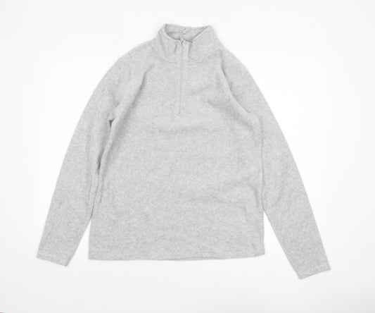 Peter Storm Women’s Grey Pullover Fleece Sweatshirt Size 14