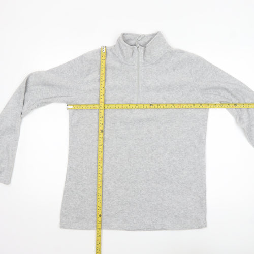 Peter Storm Women’s Grey Pullover Fleece Sweatshirt Size 14