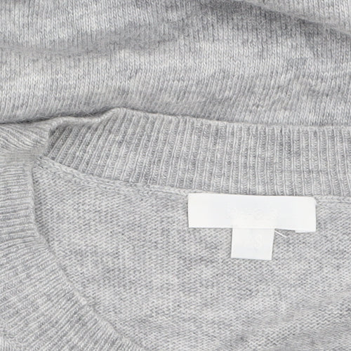 b+ab Women's Grey Wool Blend Animal Jumper XS
