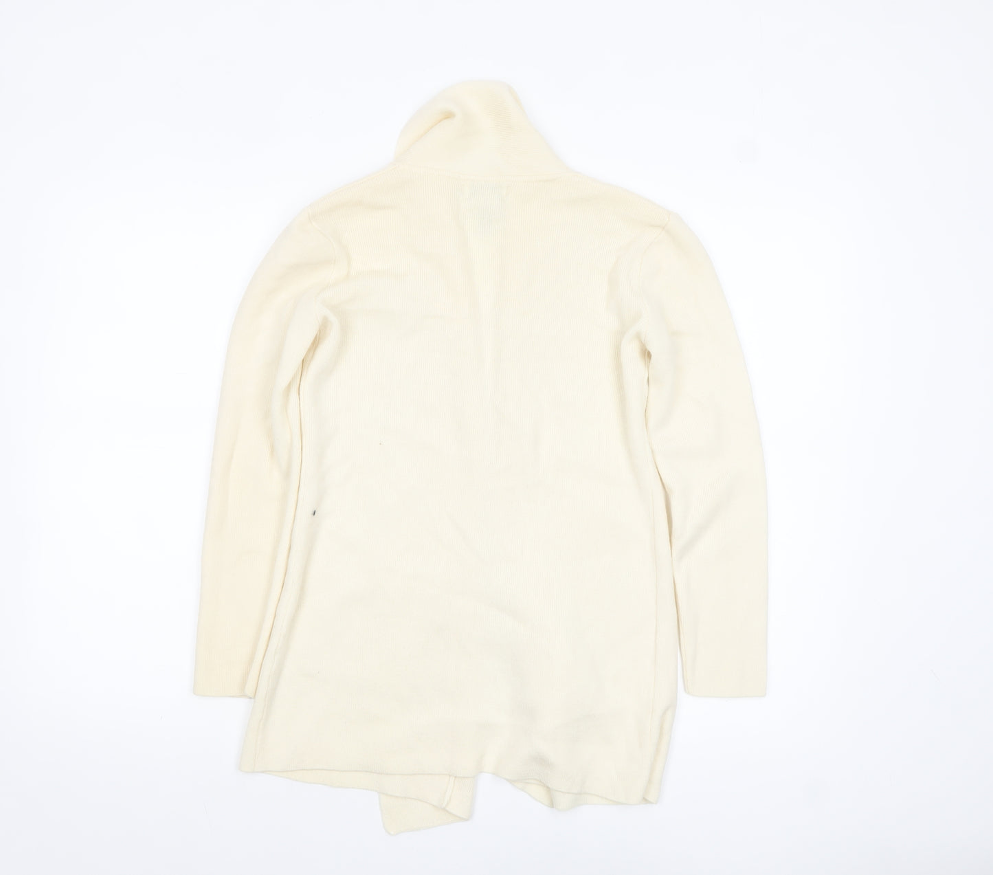 Orvis Women's Ivory Merino Wool Long Sleeve Cardigan S