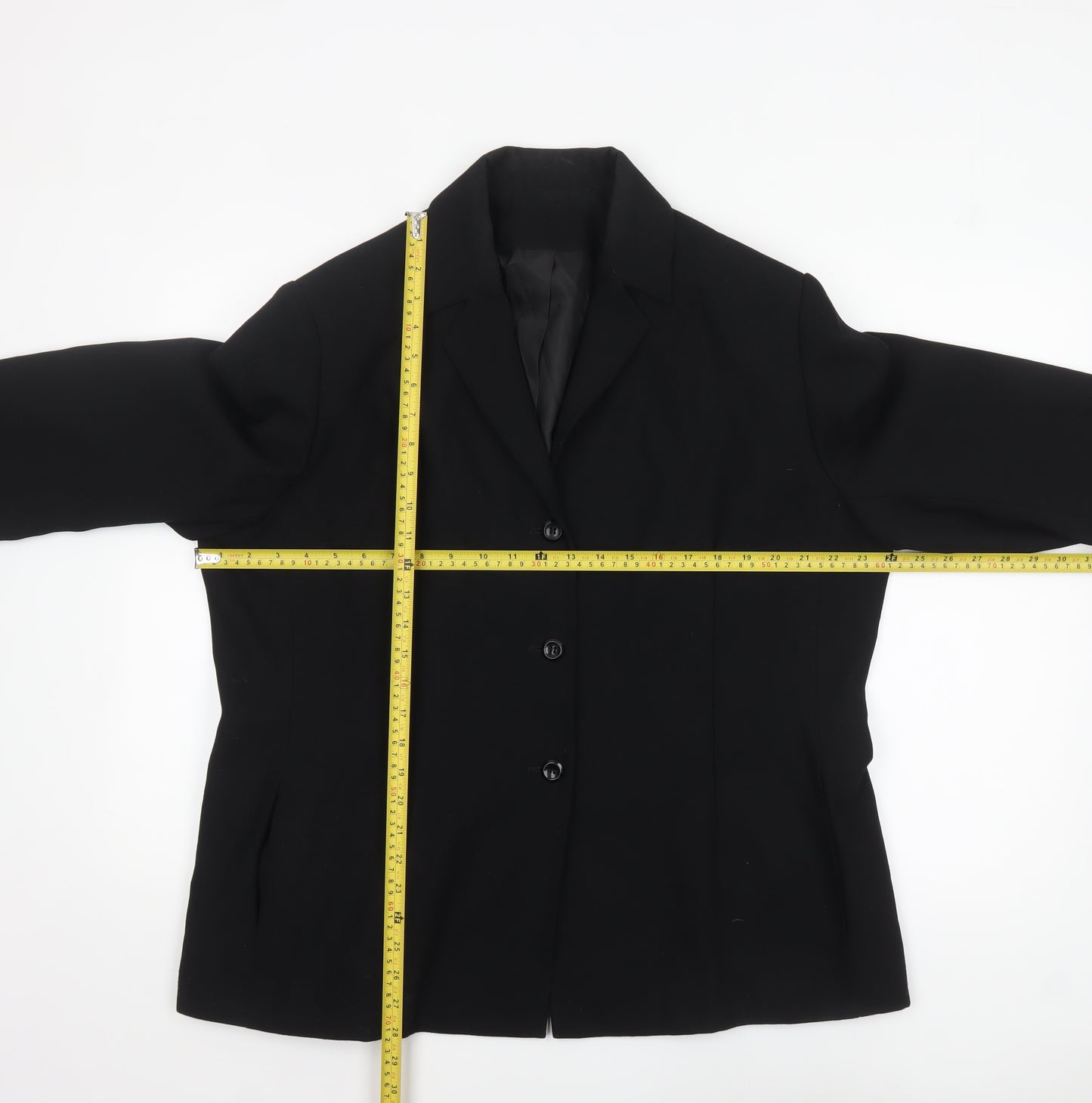 Debenhams Classics Women Black Size 20 Single-Breasted Blazer