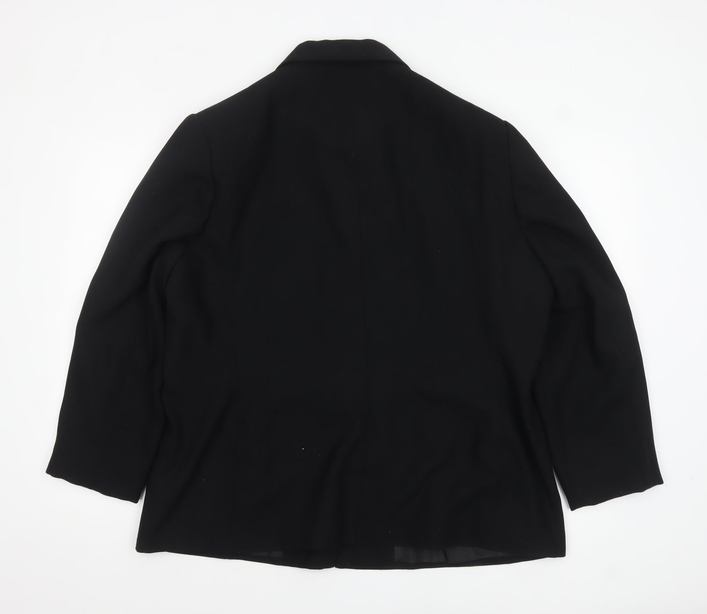 Debenhams Classics Women Black Size 20 Single-Breasted Blazer