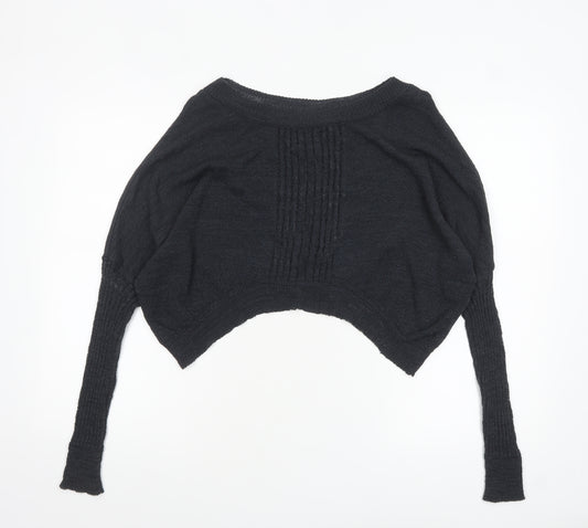 Marks and Spencer Women’s Black Batwing Knit Jumper Size 10