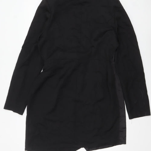 Boohoo Women’s Black Wrap Blazer Dress Size 14 Partywear