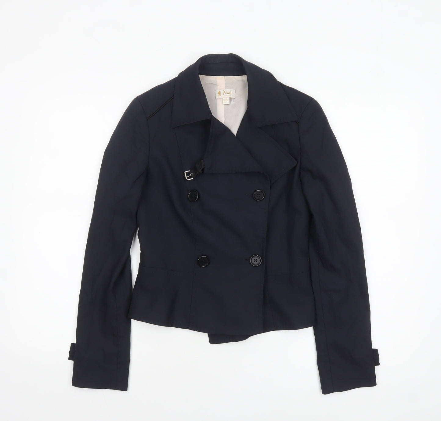 Pringle of Scotland Women's Blue Wool Blazer Jacket UK 8
