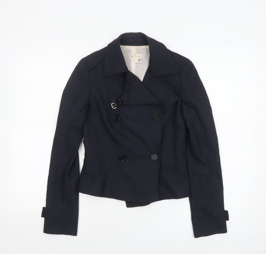 Pringle of Scotland Women's Blue Wool Blazer Jacket UK 8