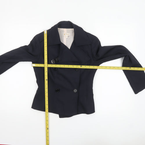 Pringle of Scotland Women's Blue Wool Blazer Jacket UK 8