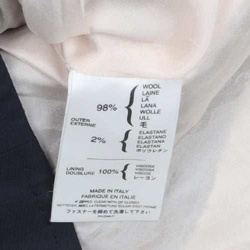 Pringle of Scotland Women's Blue Wool Blazer Jacket UK 8