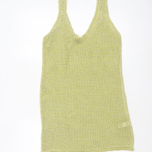 New Look Women's Green Knit Camisole Tank Top Size M