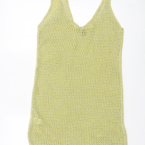 New Look Women's Green Knit Camisole Tank Top Size M