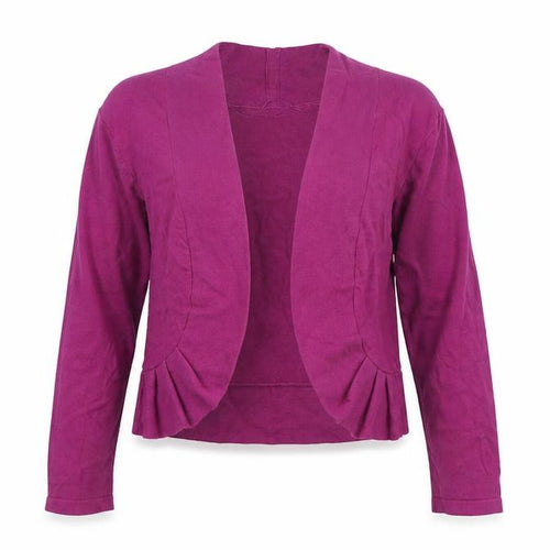 Monsoon Women’s Purple Cotton Knit Cardigan M