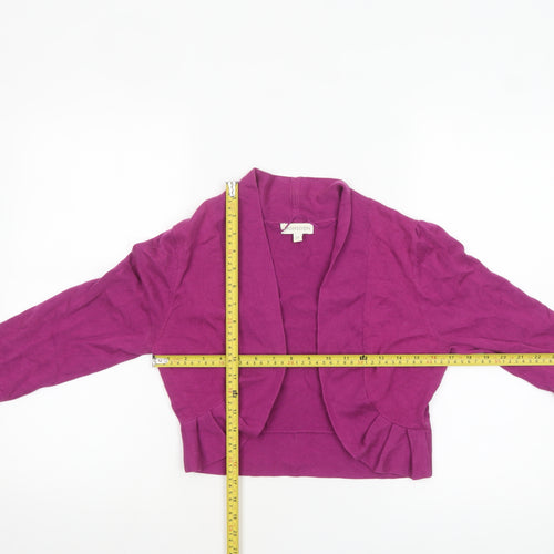 Monsoon Women’s Purple Cotton Knit Cardigan M