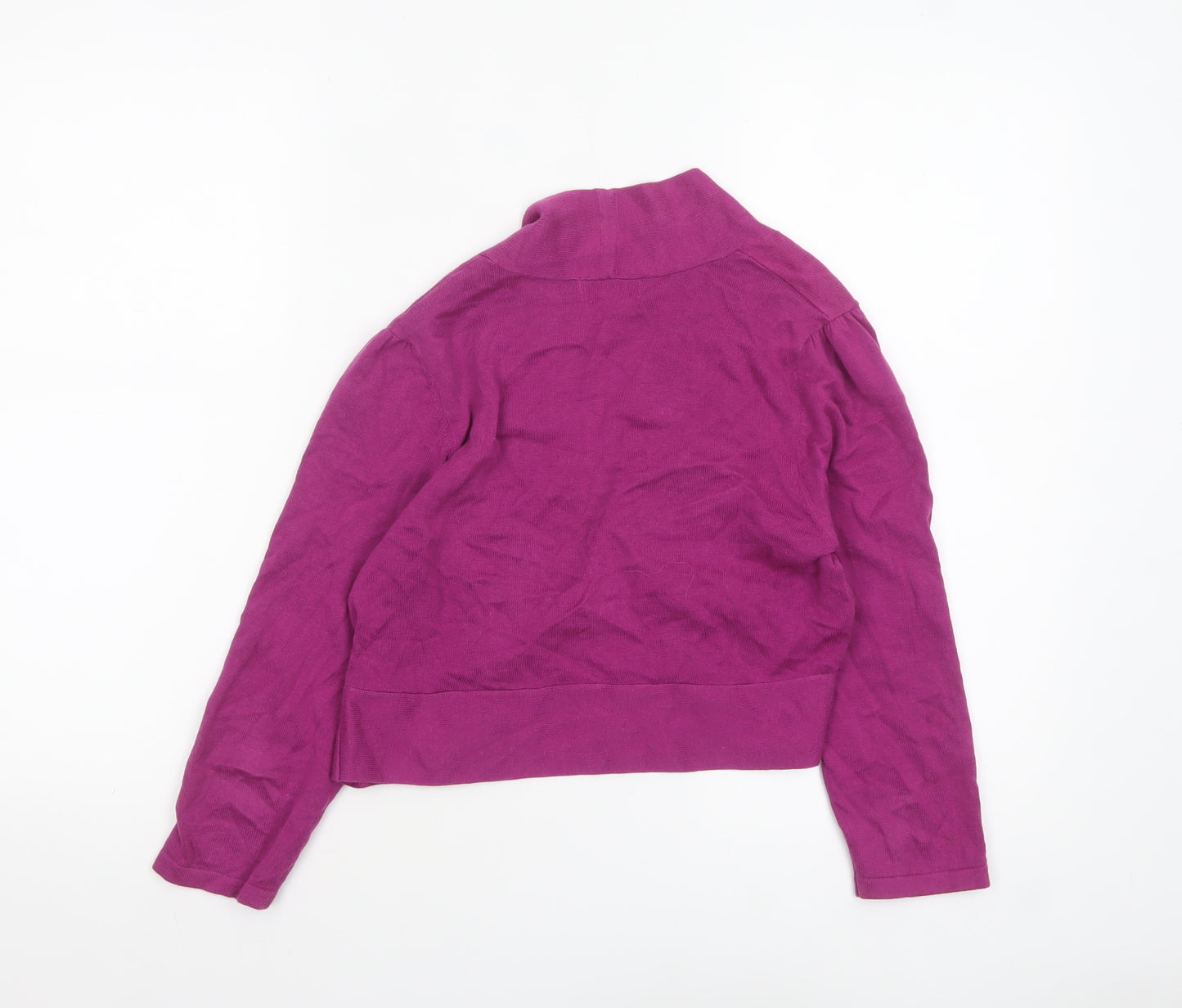Monsoon Women’s Purple Cotton Knit Cardigan M