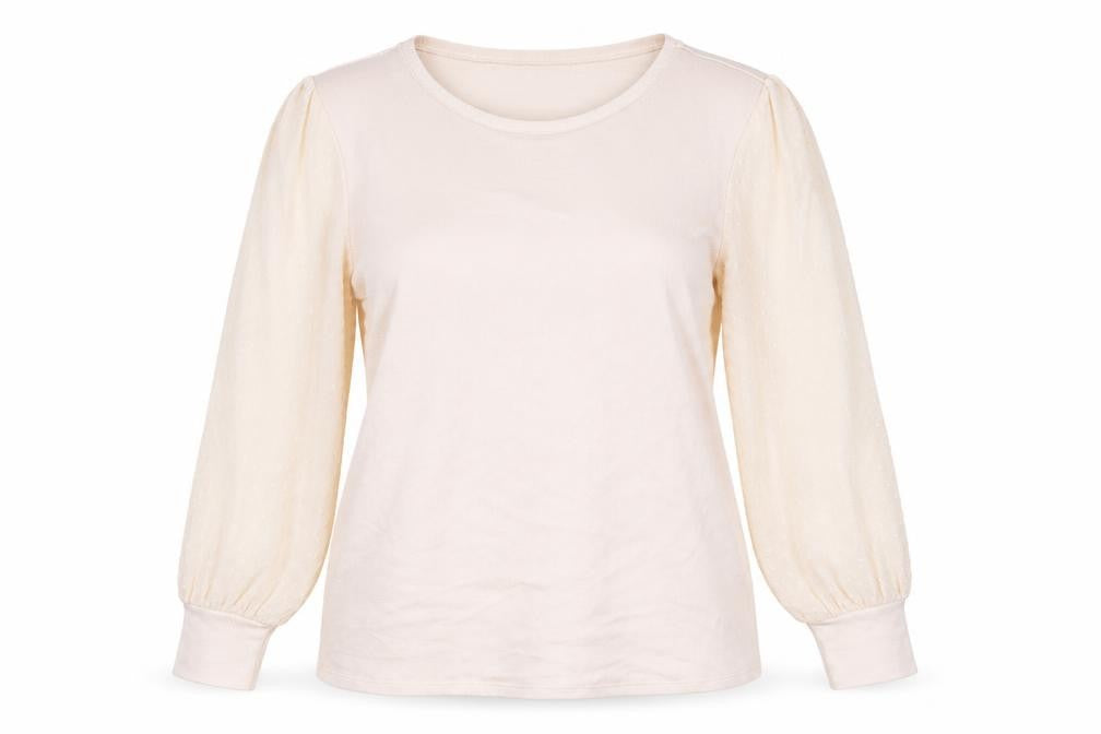 M&Co Women's Pink Size 14 Puff Sleeve Tunic Blouse