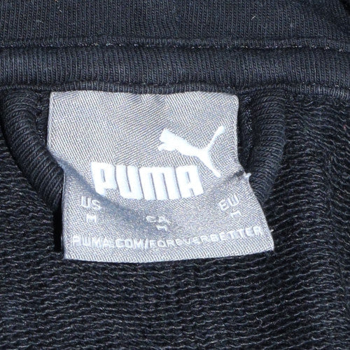 Puma Men Black M 1/2 Zip Hoodie OM Uber Eats Logo Hoodie