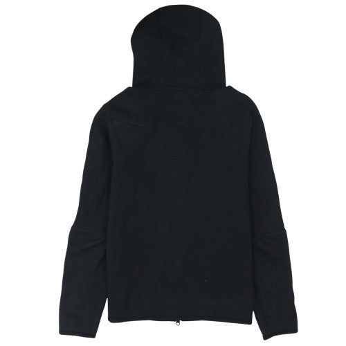 Nike Men's Black Full Zip Hoodie Size M Sportswear Cotton Blend